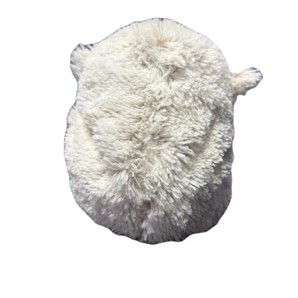 WARMIES Large Cozy Plush Brown and White Hamster
